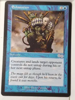 Exhaustion - Urza's Saga - Magic the Gathering MTG Nice! - Image 1