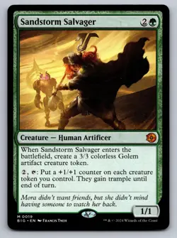 Sandstorm Salvager 19 Outlaws of Thunder Junction: The Big Score MTG NM - Image 1