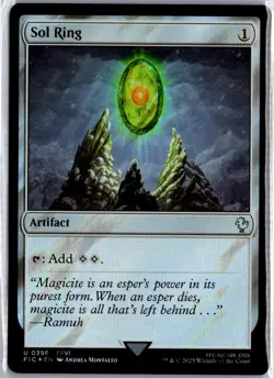 SOL RING (0356) (SURGE FOIL) 356 UC COMMANDER: FINAL FANTASY NM - Image 1