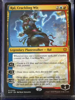 Ral, Crackling Wit BLB 230 Bloomburrow Magic MTG Card Mythic Rare Near Mint NM - Image 3