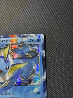 Pokemon Vaporeon EX Generations Ultra Rare Holo 24/83 180HP English 2016 - Image 4