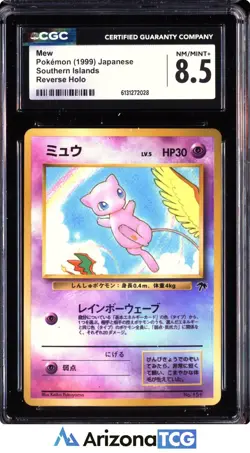 Pokemon 1999 Mew Reverse Holo Southern Islands Japanese CGC 8.5 - Image 1