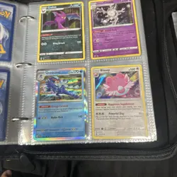 Pikachu Pokemon Card Binder With Cards - Image 3