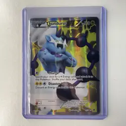 Thundurus 97/98 Rare Ultra Emerging Powers Pokemon TCG Card Damaged - Image 4
