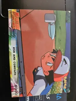 Pokemon TCG Ash and Company Pokemon Topps Mewtwo Strikes Back 9 Blue Logo - Image 1