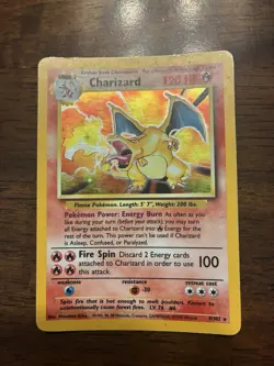 Pokemon TCG Charizard 3/110 Legendary Collection Non-Holo Rare Card HP - Image 1