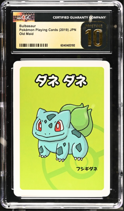 CGC 10 Pristine Bulbasaur Old Maid 2019 Japanese Pokemon Card - Image 1