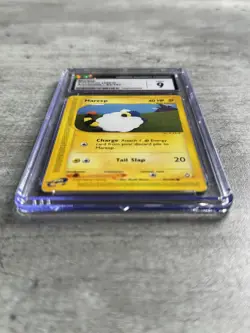 Pokemon Card Mareep CGC 9 Mint, e-Reader Aquapolis 93/147, 2003 (1) - Image 3