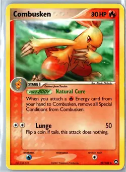 Pokemon Card - Combusken Power Keepers 29/108 Uncommon - Vintage HP - Image 1