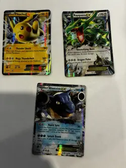 24 Pokemon Holo & EX Card Lot — Pikachu EX Whimsicott GX + More LP - Image 3