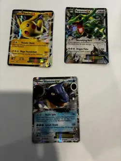 24 Pokemon Holo & EX Card Lot — Pikachu EX Whimsicott GX + More LP - Image 5