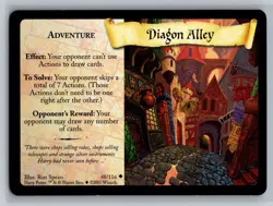 Harry Potter TCG Diagon Alley 48/116 Uncommon Base Set Adventure Card 2001 - Image 1