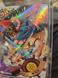 Rebecca OPO4-SR03 Holographic One Piece Collectible Card Doujin - Image 3