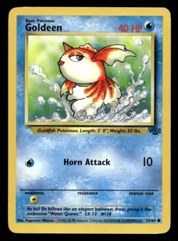Base Set Goldeen #53/64 Pokemon TCG Single Card - Image 1