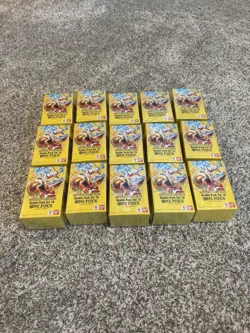 Lot of 15 - ONE PIECE CARD GAME OP-15 DOUBLE PACK SET 10 ENGLISH DP-10 USA - Image 1