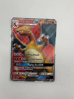 Charizard GX SM60 Sun & Moon Full Art Black Star Promo Holo Pokemon Card - Image 1