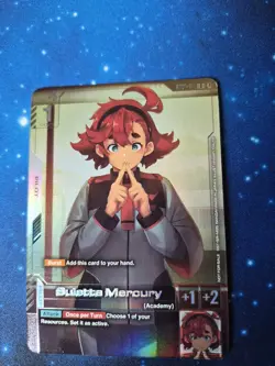 Gundam Card Game Suletta Mercury New Type Challenge PR Promo - Image 1
