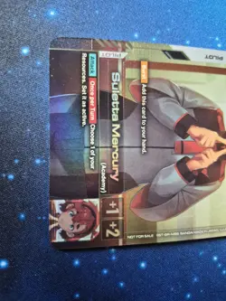 Gundam Card Game Suletta Mercury New Type Challenge PR Promo - Image 3
