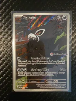 Pokemon TCG Zarude Pokemon Center Promo Card Pitch Black #088 - Image 1