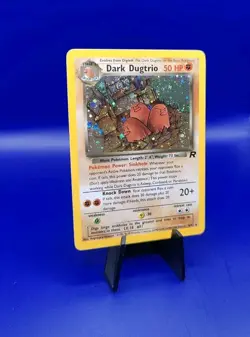 Dark Dugtrio 6/82 Team Rocket Set Holo Rare Pokemon Card Nintendo TCG WOTC NM - Image 2
