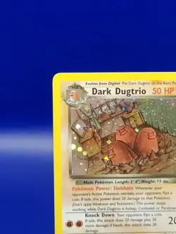 Dark Dugtrio 6/82 Team Rocket Set Holo Rare Pokemon Card Nintendo TCG WOTC NM - Image 4