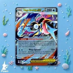 Mega Greninja ex 22/86 Chaos Rising Holo Pokemon TCG Card - Image 1