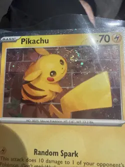 Pokemon Pikachu TCG Cosmos Holo Card #51 Temporal Forces Promo Double Swirl - Image 4