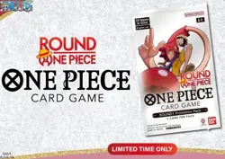 Round 1 One Piece Card Game Promotional Pack - English ALL 10 PACKS IN HAND! - Image 1