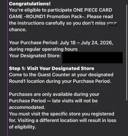 Round 1 One Piece Card Game Promotional Pack - English ALL 10 PACKS IN HAND! - Image 3