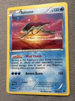 Suicune 30/122 Cosmos Holo Exclusive XY BREAKpoint Pokemon Card - Image 4