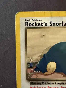 Rocket's Snorlax - 33/132 - Pokemon Gym Heroes Unlimited Rare Card WOTC HP - Image 3