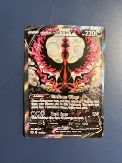 Galarian Moltres V 177/198 Chilling Reign Alternate Art Rare Pokemon Card NM-M - Image 2