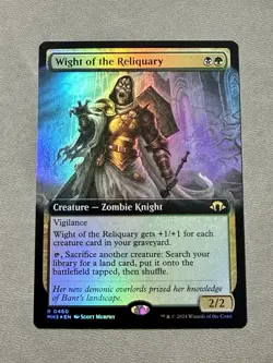 Wight of the Reliquary - Foil Extended Art MH3 NM MTG - Image 1