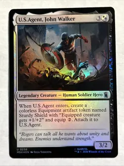 U.S.Agent, John Walker Marvel Super Heroes Foil - Image 1