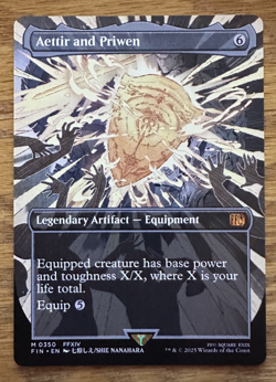 MTG Final Fantasy, Aettir and Priwen - Borderless - Image 1