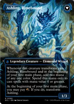 MTG Ashling, Rekindled (Borderless) NON FOIL NM R 290 Lorwyn Eclipsed - Image 2
