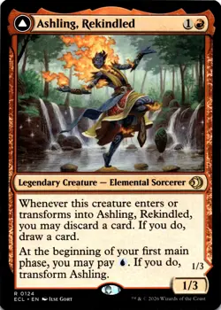 MTG Ashling, Rekindled NON FOIL NM R 124 Lorwyn Eclipsed - Image 1