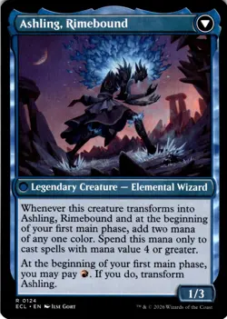 MTG Ashling, Rekindled NON FOIL NM R 124 Lorwyn Eclipsed - Image 2