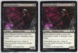 2x Skeleton Archer *Spellslinger Kit* - Core Set 2020 - Near Mint - Image 1