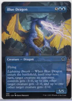 1x Blue Dragon *Borderless* - AFR - Near Mint - Image 1