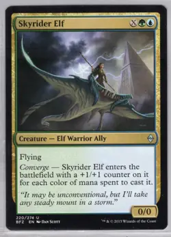 2x Skyrider Elf - Battle for Zendikar - Near Mint - Image 1
