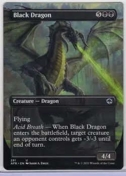 1x Black Dragon *Borderless* - AFR - Near Mint - Image 1