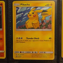 Pikachu SM206 Sun & Moon Rare Holo Promo Pokemon Card Galaxy Swirl - Image 1