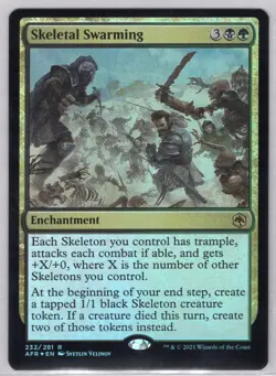 1x Skeletal Swarming *Foil* - AFR - Near Mint - Image 1