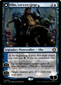 MTG Oko, Lorwyn Liege NON FOIL NM M 61 Lorwyn Eclipsed - Image 1