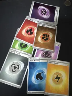 Pokemon Lot Of 46 Basic Energy Card Holos All Types MINT - Image 1