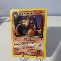 Pokemon Dark Charizard 21/82 Non-Holo Rare Team Rocket Pokemon - Image 1