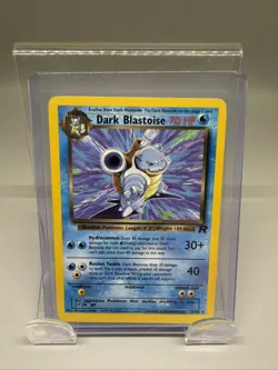 Pokemon TCG Dark Blastoise Team Rocket Rare 20/82 70 HP Regular English Card - Image 1