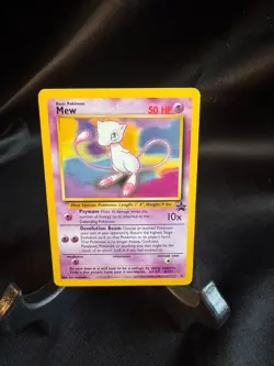 Pokemon WoTC Black Star Promo Lot #6 #8 #33 #39 Mew Scizor Arcanine & Misdreavus - Image 2