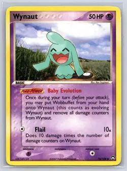 Wynaut 70/108 Power Keepers Common Pokemon - Image 1